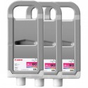 Pack 3 xCartouche d'encre CANON PFI-707M Magenta 700ml