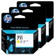 Pack x 3 Cartouche d'encre Jaune HP711 29ml