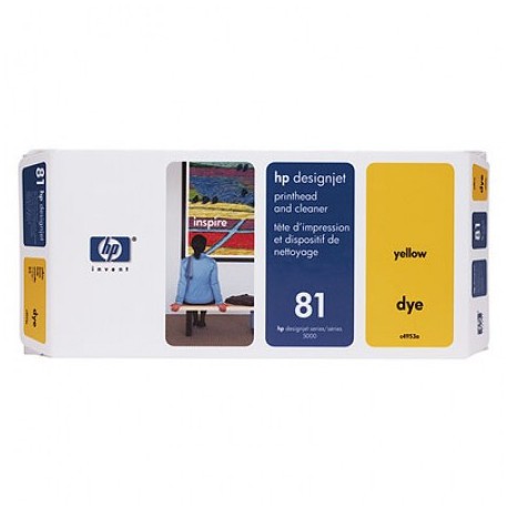 Tête d'impression Jaune HP 81