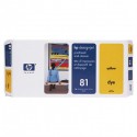 Tête d'impression Jaune HP 81 C4953A