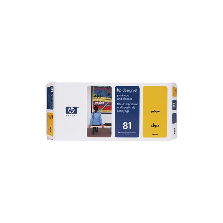 Tête d'impression Jaune HP 81