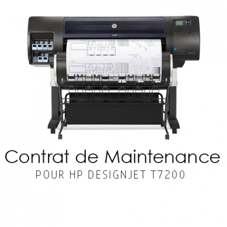 Contrat de maintenance 1 an pour HP T7200