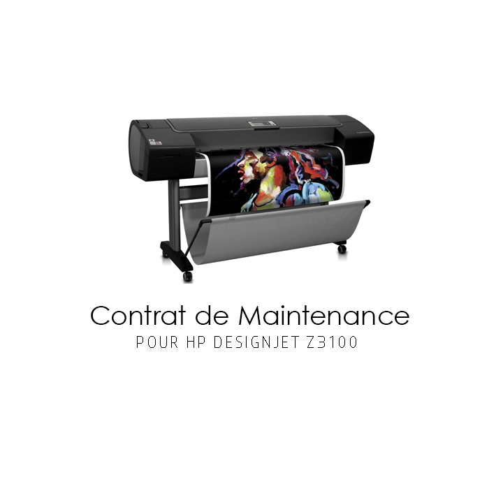 Contrat de maintenance 1 an pour HP Z3100
