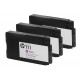 Pack x 3 Cartouche d'encre Magenta HP711 29ml