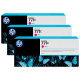 Pack 3 cartouches d'encre photo Vivid HP 771C Magenta - 775 ml