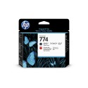 Tête d'impression Noir Mat et Rouge Chromatique HP 774 P2V97A