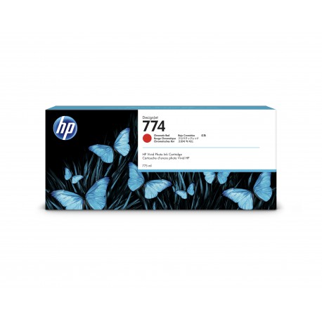 Cartouche d'encre HP 774 Rouge Chromatique 775ml