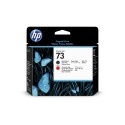 Tête d'impression Noir Mat et Rouge Chromatique HP 73 CD949A