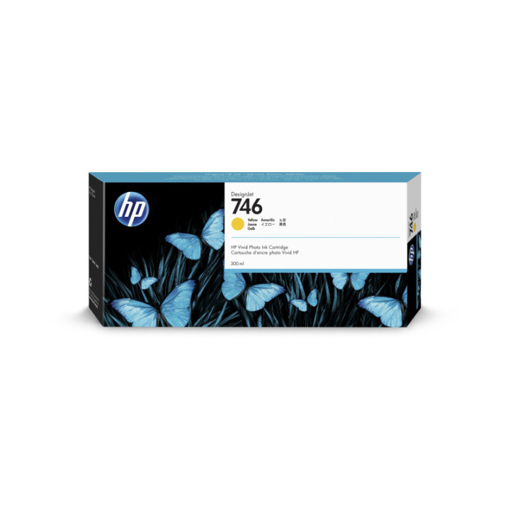 Cartouche d'encre photo Vivid HP 746 Jaune  300ml