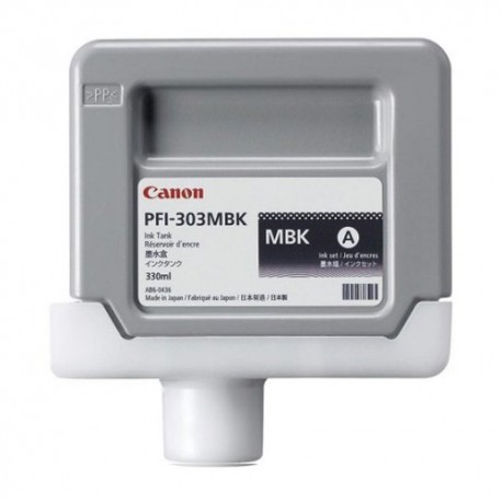 Cartouche d'encre CANON PFI-303MBK Noir 330ml