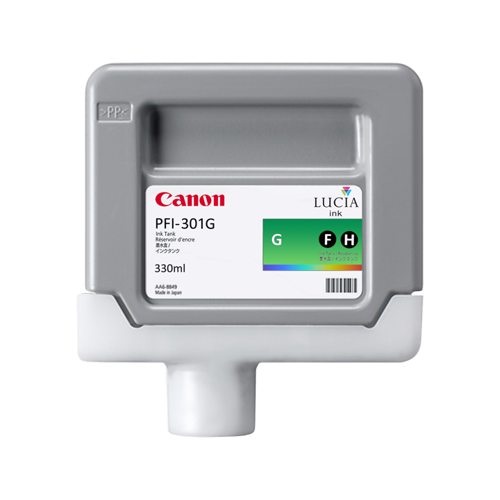 Cartouche d'encre CANON PFI-301G Vert 330ml