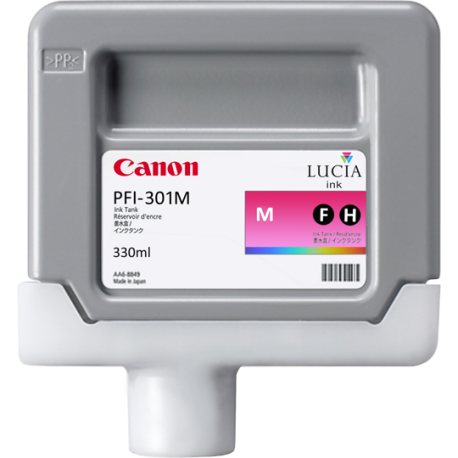 Cartouche d'encre CANON PFI-301M Magenta 330ml