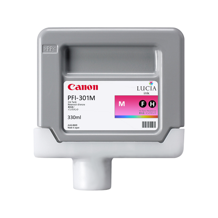 Cartouche d'encre CANON PFI-301M Magenta 330ml