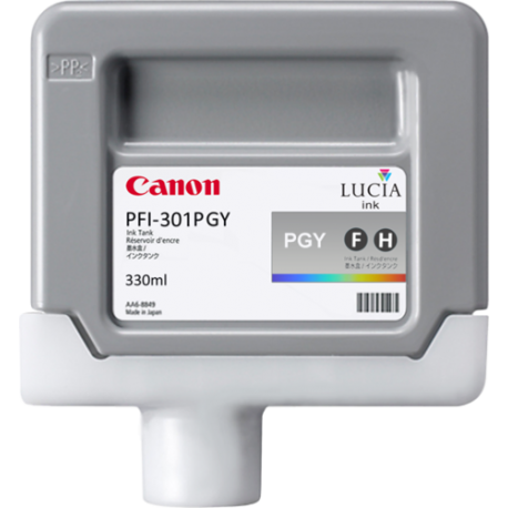 Cartouche d'encre CANON PFI-301PGY Gris photo 330 ml