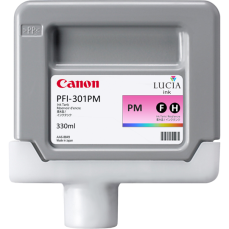 Cartouche d'encre CANON PFI-301PM Magenta photo 330 ml