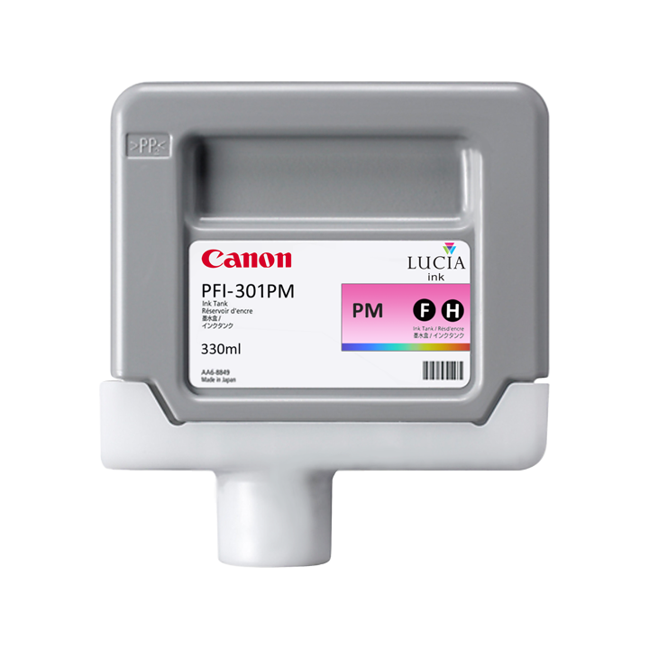 Cartouche d'encre CANON PFI-301PM Magenta photo 330 ml
