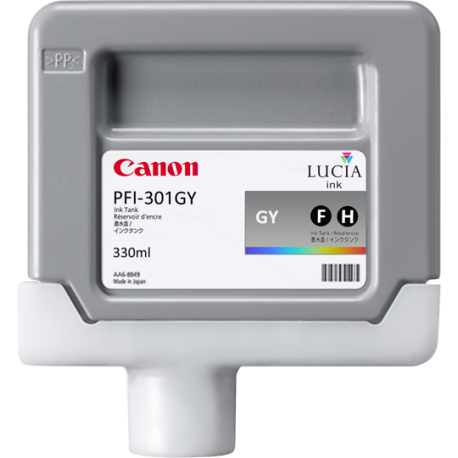 Cartouche d'encre CANON PFI-301GY Gris 330ml