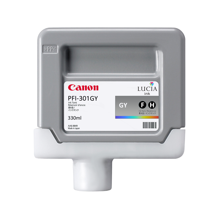 Cartouche d'encre CANON PFI-301GY Gris 330ml