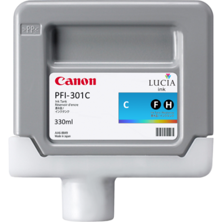 Cartouche d'encre CANON PFI-301C Cyan  330ml