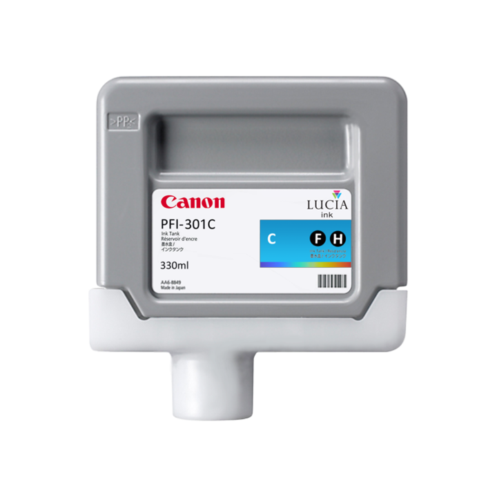 Cartouche d'encre CANON PFI-301C Cyan  330ml