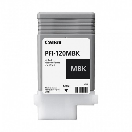 Cartouche d'encre CANON PFI-120MBK Noir Mat - 130ml