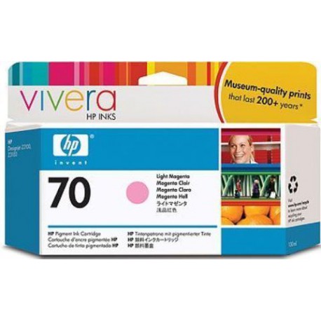 Cartouche d'encre magenta HP 70 130 ml