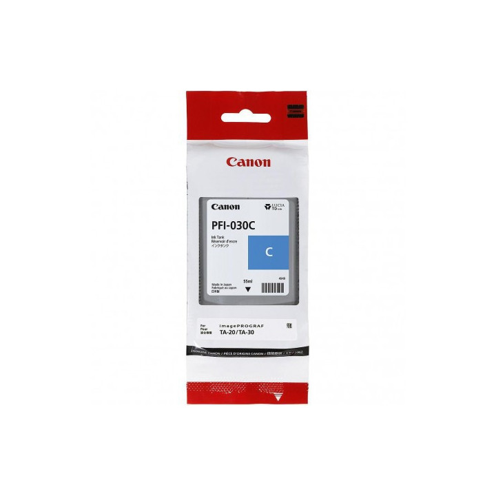 Cartouche d'encre Canon PFI-030C - Cyan - 55 ml