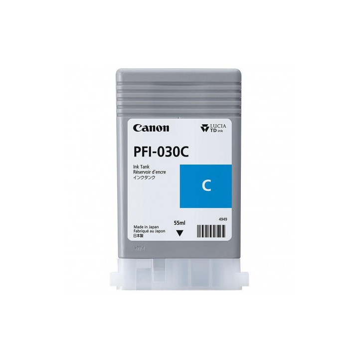 Cartouche d'encre Canon PFI-030C - Cyan - 55 ml