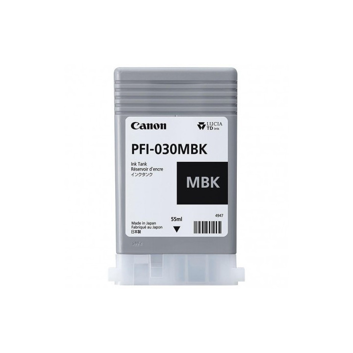 Cartouche d'encre Canon PFI-030MBK - Noir Mat - 55 ml