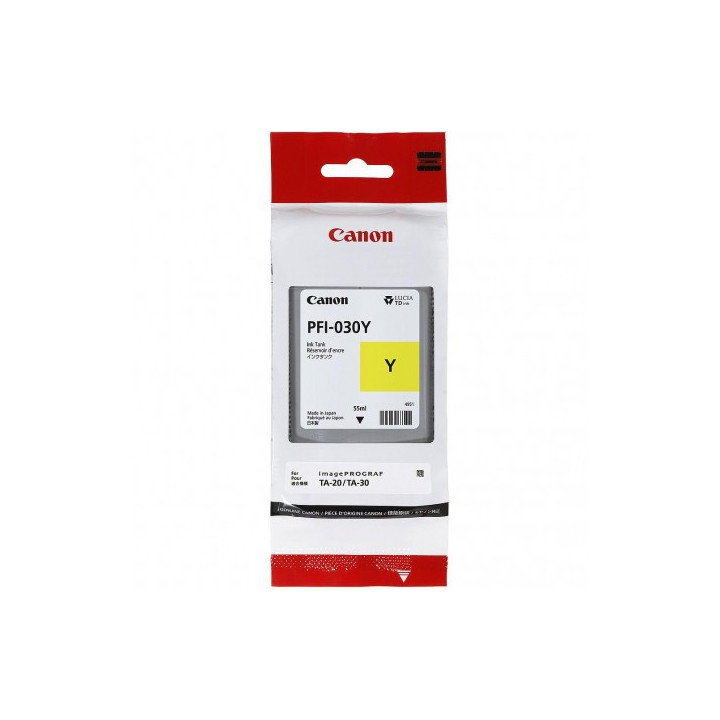 Cartouche d'encre Canon PFI-030Y - Jaune - 55 ml