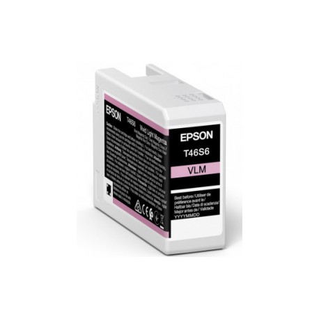 Cartouche d'encre EPSON Magenta clair vif T46S6 25 ml