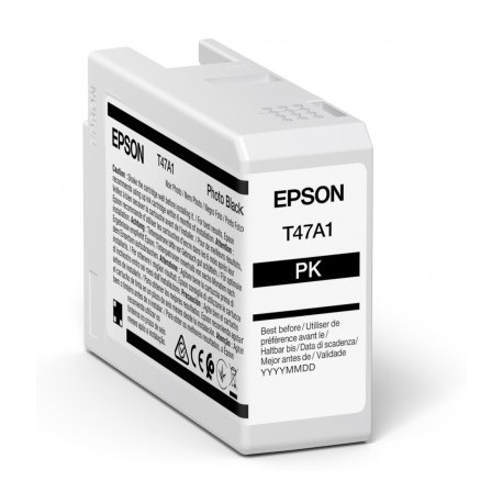 Cartouche d'encre EPSON Noir Photo T47A1 50 ml