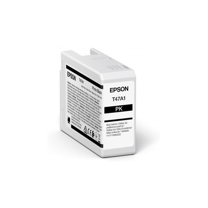 Cartouche d'encre EPSON Noir Photo T47A1 50 ml