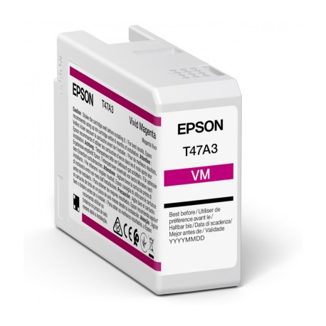 Cartouche d'encre EPSON Magenta vif  T47A3 50 ml