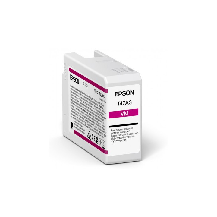 Cartouche d'encre EPSON Magenta vif  T47A3 50 ml