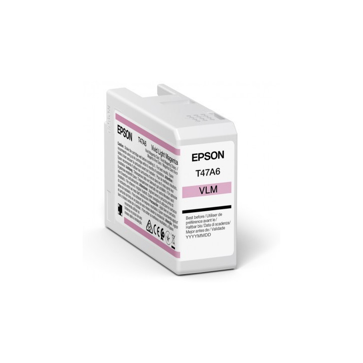 Cartouche d'encre EPSON Magenta clair vif  T47A6 50 ml