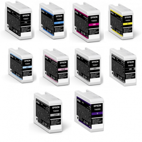Pack Cartouches d'encre EPSON SureColor SC-P700 25 ml