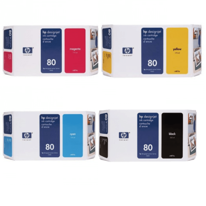 Pack Cartouche d'encre HP 80 - 350ml