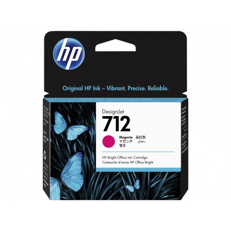 Cartouche d'encre DesignJet HP 712, magenta, 29 ml