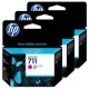 Pack x 3 Cartouche d'encre Magenta HP711 29ml