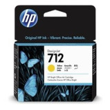 Cartouche d'encre DesignJet HP 712, jaune, 29 ml