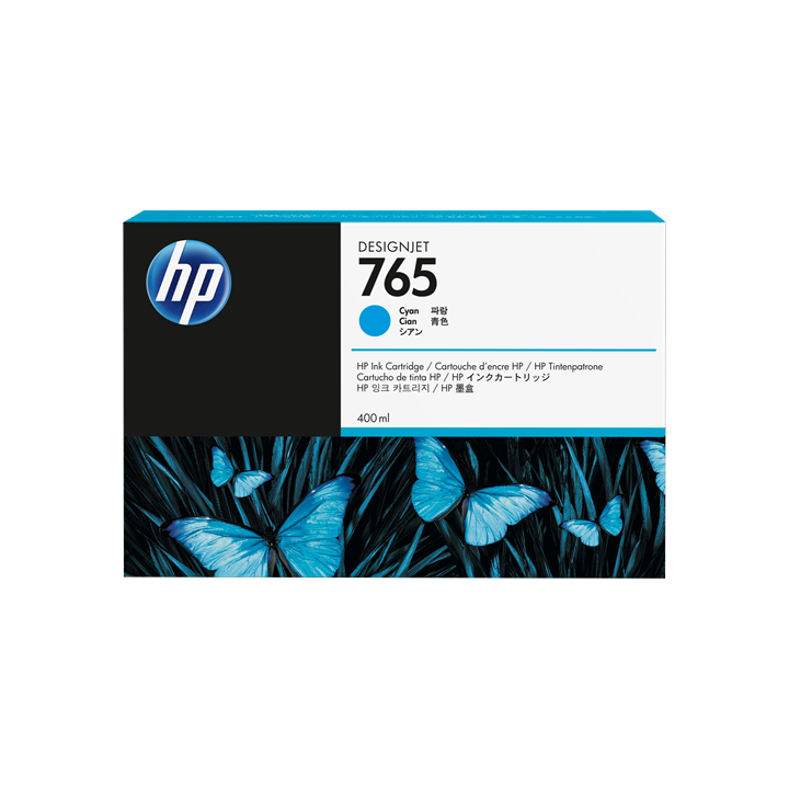 Cartouche d'encre HP 765 Cyan 400ml