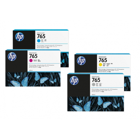 Pack cartouche d'encre HP 765 - 400 ml