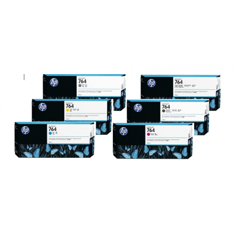 Pack Cartouche d'encre HP 764 -300 ml