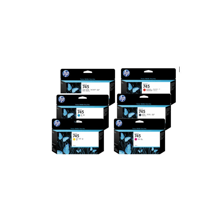 Pack Cartouche d'encre HP 745 -130 ml