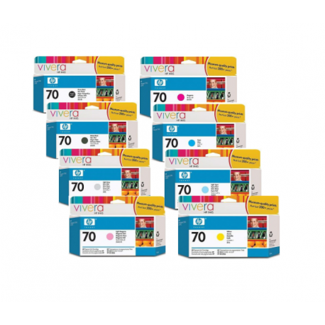 Pack Cartouche d'encre HP 70