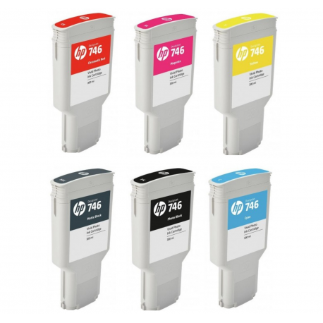 Pack Cartouche d'encre HP 746 -300 ml