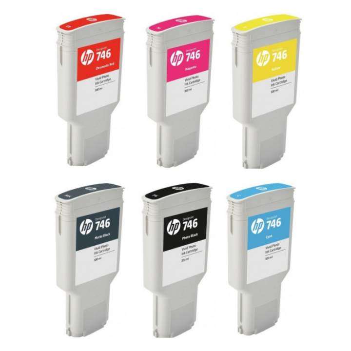 Pack Cartouche d'encre HP 746 -300 ml