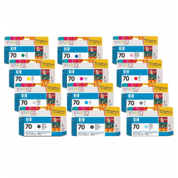 Pack Cartouche d'encre HP 70