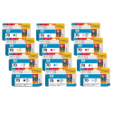 Pack Cartouche d'encre HP 70 130 ml (x12) PCHP70-2